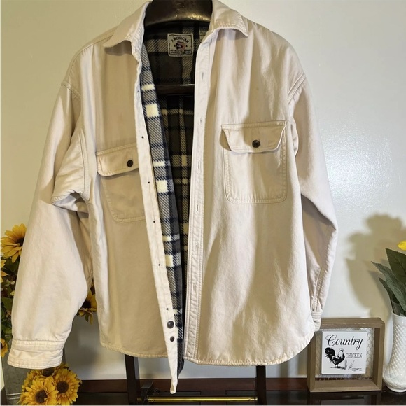 American authentic Other - American authentic denim men’s large Lined fleece Tan Jacket